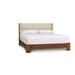 Copeland Furniture Sloane Platform Bed Wood and /Upholstered/Polyester in Brown/Gray | Wayfair 1-SLO-21-04-Hemp