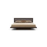 Copeland Furniture Moduluxe Platform Bed Wood and /Upholstered/Genuine Leather in Black/Brown | 29 H x 66 W x 86 D in | Wayfair