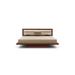 Copeland Furniture Moduluxe Platform Bed Wood and /Upholstered/Genuine Leather in Brown | 29 H x 66 W x 86 D in | Wayfair 1-MPD-22-33-Hemp