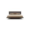 Copeland Furniture Moduluxe Platform Bed Wood and /Upholstered/Genuine Leather in Black/Brown | 29 H x 66 W x 86 D in | Wayfair 1-MPD-22-23-Seal