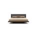 Copeland Furniture Moduluxe Platform Bed Wood and /Upholstered/Genuine Leather in Black/Brown | 29 H x 66 W x 86 D in | Wayfair 1-MPD-22-23-Seal