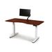 Copeland Furniture Invigo Height Adjustable Desk w/ Built in Outlets Wood/Metal in White | 48 W in | Wayfair 3048-RRC-EE-33-W-G-M-P-N-N-N