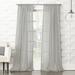 Gracie Oaks Jaklyn Crushed Texture Semi-Sheer Rod Pocket Curtain Panel Polyester in Gray | 63 H in | Wayfair 0B84C9B8D3DC4C1A88AA281DECA870F9