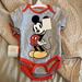 Disney One Pieces | Disney Micky Mouse Onsies-12 Mos. | Color: Pink/Red | Size: 9-12mb