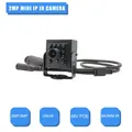Mini caméra de Surveillance IP POE 48V 2MP/3MP dispositif de sécurité réseau avec Vision nocturne