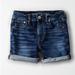 American Eagle Outfitters Shorts | Ae | Ne(X)T Level Stretch High Waisted Midi Shorts | Color: Blue | Size: 00