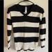 Lululemon Athletica Shirts & Tops | Ivivva By Lululemon Stripped Sweater Size 7 | Color: Black/White | Size: 7g