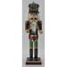 The Holiday Aisle® 14" Drum Nutcracker Wood in Green/Yellow/Brown | 14 H x 4 W x 4 D in | Wayfair 1F1B7B15C07444E899CBB2983250B7ED