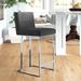 Willa Arlo™ Interiors Watley Counter & Bar Stool Upholstered/Velvet/Metal in Gray/Blue | 35.5 H x 17 W x 20 D in | Wayfair