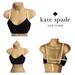 Kate Spade Swim | Host Pick Large Kate Spade Navy And Cream Bikini Top Nwot | Color: Blue/Cream | Size: L