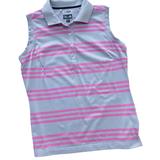 Adidas Tops | Adidas Climacool Sleeveless Golf/Tennis Polo Sz M | Color: Gray/Pink | Size: M