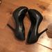 Jessica Simpson Shoes | Black Patent Leather Round Toe Heels | Color: Black | Size: 9