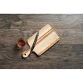 Labell Canadian Maple Reversible Paddle Cutting Board Wood in Brown/Red | 0.75 H x 8 W in | Wayfair L08167