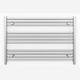 900mm Wide Flat Chrome Heated Towel Rail Radiator Designer Bathroom Radiator For Central Heating Designer (Elissa 900 / 600mm)