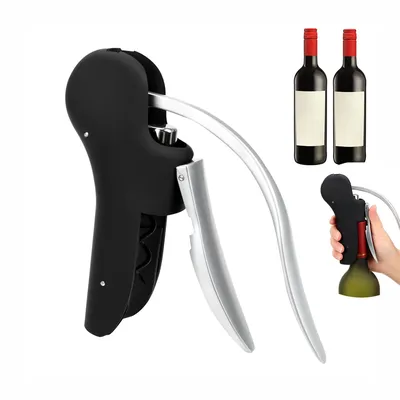 OMIN-Ouvre-bouteilles de salle de bain ensemble d'outils pour vin coupe-feuille levier de barre