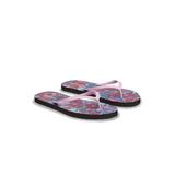 Plus Size Women's Flip Flops by Swimsuits For All in Flower Bouquet (Size 8 M)