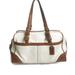 Coach Bags | Coach Leather Hampton Satchel Handbag | Color: Cream/Tan | Size: Os