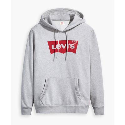 Levi's Men's T3 Graphic Hoodie (Size S) Heather Grey, Cotton,Polyester