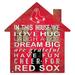 Boston Red Sox 12'' Team House Sign