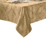 Ophelia & Co. Burchfield Solid Floral Jacquard Damask Polyester Tablecloth Polyester in Yellow | 70 D in | Wayfair 796AF74B203D4C99B24E53F7630CFEA9