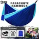 Double hamac parachute portable 260x140cm balançoire d'extérieur pour camping jardin voyage