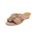 Wide Width Women's The Carmen Slip On Mule by Comfortview in Nude (Size 9 1/2 W)