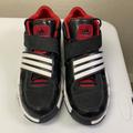 Adidas Shoes | Adidas Men’s Red/Black Velcro Basketball Shoes | Color: Black/Red | Size: 13