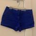 J. Crew Shorts | J Crew Cotton Blue Chino Shorts Womens 6 | Color: Blue | Size: 6