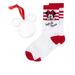 Disney Accessories | Disney Minnie Mouse Socks In Ornament | Color: Red/White | Size: Os