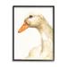 August Grove® Country Goose Portrait Soft Feather Bird by George Dyachenko - Painting on Canvas in White | 20 H x 16 W x 1.5 D in | Wayfair