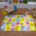 72 x 60 x 0.25 in Rug - Zoomie Kids Pierce ABC Alphabet Animal Educational Learning Game Play Non Slip Kids Rug Carpet Classroom Playroom Mat | Wayfair