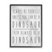 Zoomie Kids Be Yourself Or A Dinosaur Funny Phrase T-Rex Skelton Wood in Brown | 14 H x 11 W x 1.5 D in | Wayfair 88F3D1AAD48A48E5AC6E91DF38348623