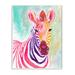 Indigo Safari Warm Tone Zebra Stripes Safari Animal Portrait Wood in Brown | 15 H x 10 W x 0.5 D in | Wayfair B6EE74542FA842508D8575AA01AA4F03