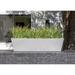 Veradek Pure Series Window Box Planter Plastic in Gray | 9 H x 36 W x 10 D in | Wayfair WBV36C-2PK