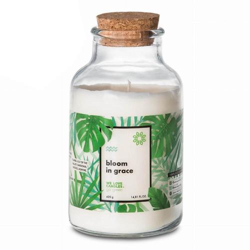 WE LOVE CANDLES – Duftkerze Go Green – Bloom in grace 420g Kerzen