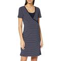 Esprit Maternity Women's Dress Nursing Ss Yd Night Shirt, Blue-486, S