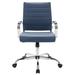 Orren Ellis Mulkey Conference Chair in Gray/Blue | 34 H x 22.5 W x 19.5 D in | Wayfair 6F6FA41EF987448086A88F8F7AD1C6D0