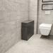 Latitude Run® 7.5" W X 21.7" H X 43.3 D Free-Standing Bathroom Cabinet Manufactured Wood in Brown/Gray | 21.7 H x 7.5 W x 43.3 D in | Wayfair