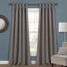 Gracie Oaks Guthridge Knotted Solid Blackout Thermal Curtain Panels Polyester in Gray | 84 H in | Wayfair 69E24E135A494F539F1D6432B22A7BB2