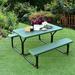 Arlmont & Co. Mcalpin 4 - Person 54" Long Picnic Outdoor Table Set Plastic | 54 W x 28 D in | Wayfair 5DB8131E2A6E46C18705C5987CCA6C46