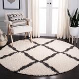 Gray/White 72 x 1.48 in Area Rug - House of Hampton® Alonnah Polypropylene Ivory/Dark Gray Rug | 72 W x 1.48 D in | Wayfair WRLO3724 40575304