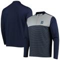 Men's Levelwear Navy Detroit Tigers Insignia Wade Half-Zip Jacket