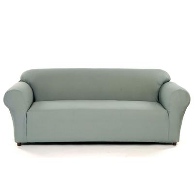 Waffle Stretch Slipcover by Classic Slipcovers in Gray (Size LOVESEAT)
