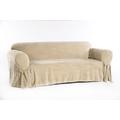 Royal Velvet Slipcover by Classic Slipcovers in Tan (Size LOVESEAT)