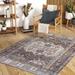Uluborlu 7'10" x 10' Traditional Updated Traditional Farmhouse Dark Blue/Rust/Gray/Mauve/Mustard/Off White/Orange/Light Slate/Brick Red/Navy Area Rug - Hauteloom