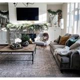 Greenpoint 5'3" x 7'3" Updated Traditional Farmhouse Beige/Black/Dusty Sage/Olive/Red/Medium Gray Washable Area Rug - Hauteloom