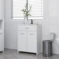 Latitude Run® Bathroom Cabinet Bath Linen Cabinet Bathroom Vanity Engineered Wood Manufactured Wood in White | 31.5 H x 23.62 W x 12.99 D in | Wayfair