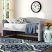 Latitude Run® Aithan Twin Daybed Upholstered/Polyester in Gray | 38.5 H x 43.5 W x 86.25 D in | Wayfair ANDO5985 34505176