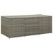 Latitude Run® Outdoor Storage Deck Box Chest Cabinet for Patio Cushions Garden Tools Wicker/Rattan in Brown | 29.5 H x 70.8 W x 35.4 D in | Wayfair