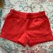 J. Crew Shorts | Jcrew Red Cotton Shorts 4 | Color: Red | Size: 4